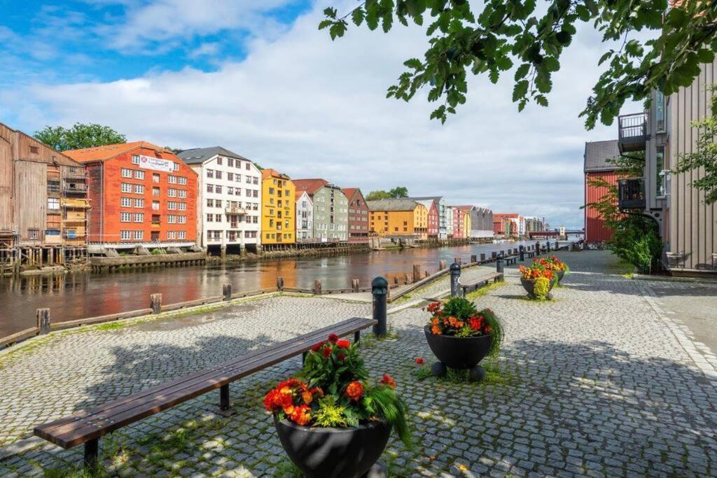 Bakklandets Perle 3-Roms Daire Trondheim Dış mekan fotoğraf